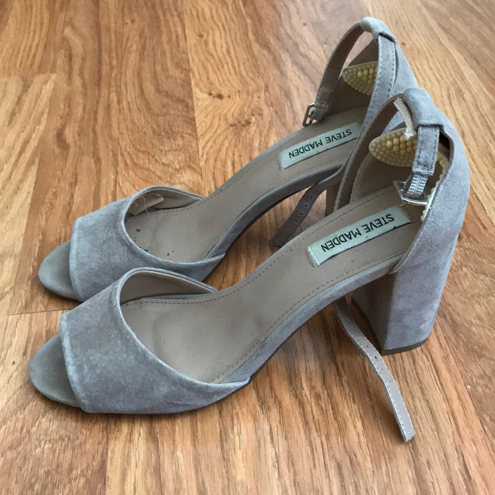 Steve Madden chunky open-toe heels